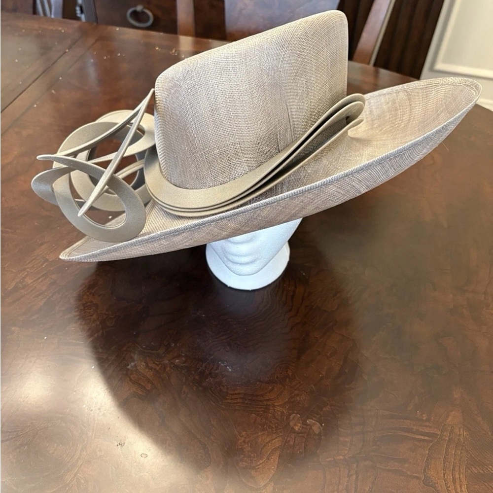 Philip Treacy Taupe Avant-Garde Hat